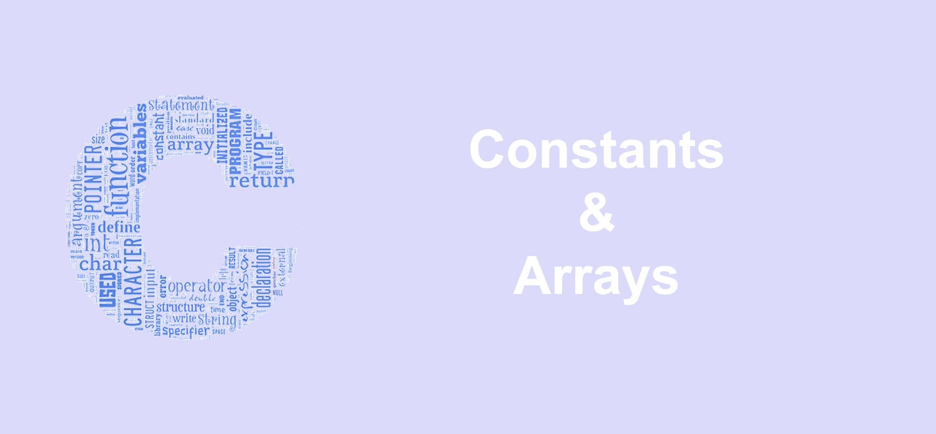 Constants and Arrays in C Programming
