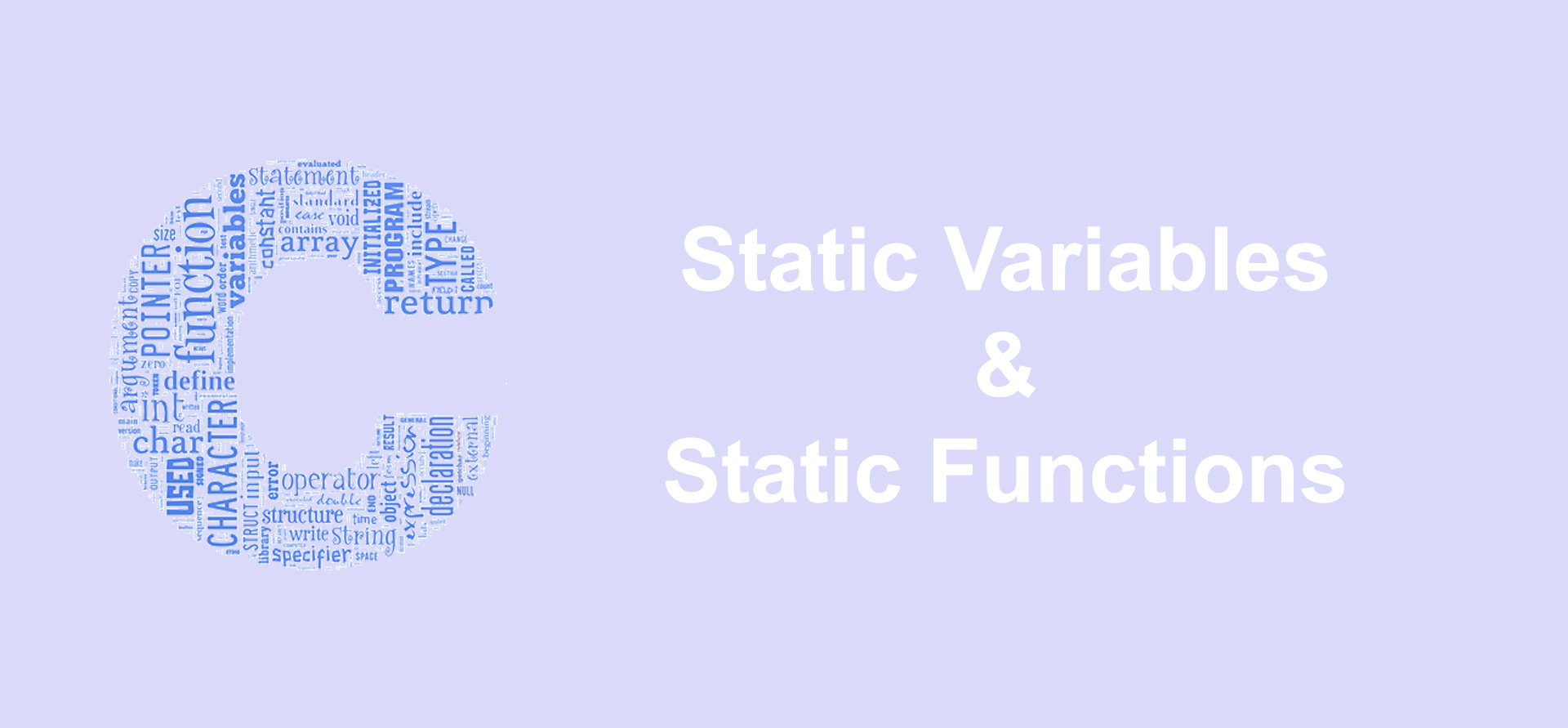 Static Variables and Static Functions in C Programming